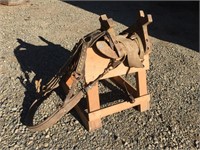 ANTIQUE PACK SADDLE W./ STAND