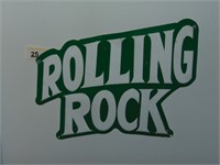 Rolling Rock beer sign