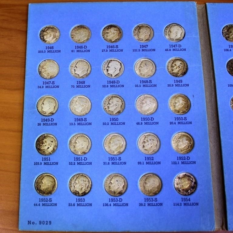 Complete Roosevelt Dime Album 1946-1965