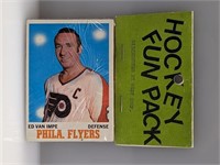 1970 Hockey Fun Pack F-Ed Van Impe B-Wayne Hicks
