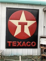 PLASTIC TEXACO SIGN