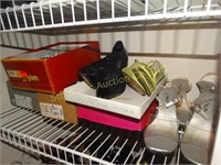 Contents of shelf, ladies shoes, size 7 1/2-8