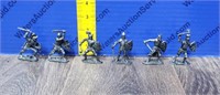 Group KNIGHT FIGURINES.