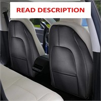 Tesla Model 3/Y/S/X Leather Seat Back Mat