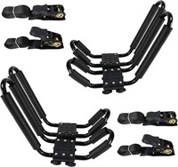 2 Pairs Kayak Rack J-Bar  Includes 4 Straps