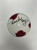 Autograph COA Lana Del Rey CD Disc