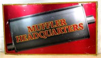 1979 Muffler SIGN - ALUM. 24"x42"
