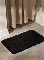 *Black Foam Bath Rug- 16x24inch