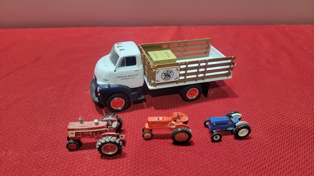 Smith and Wesson diecast truck and tractors