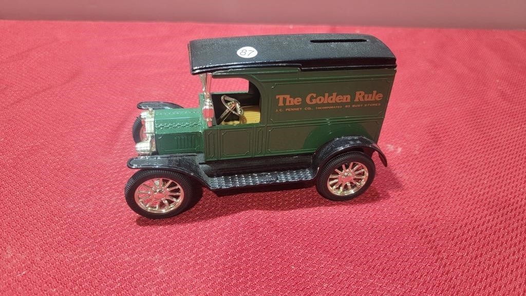 Diecast truck bank