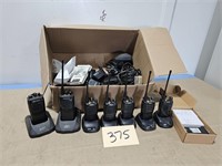 box of 2 - way radios