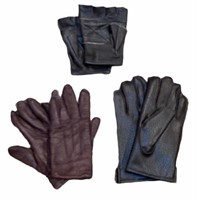 Leather and Vinyl Gloves