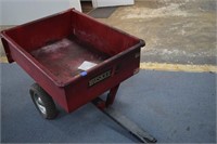 Huskee 10 CU. FT Dump Trailer (smoke damage)