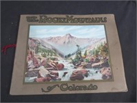 1913 Rocky Mountains of CO Color Lithographs