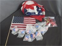 Patriotic Flags & NEW Christmas Ornaments