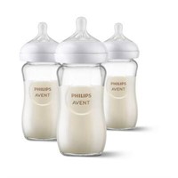Philips Avent 3pk Glass Natural Baby Bottle with N