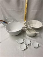 Bowls, tea bag holders, candle sticks and more