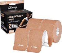 CKeep Kinesiology Tape (2 Rolls), Original Cotton