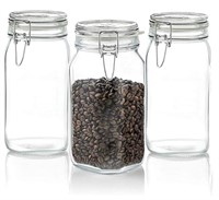 1.5 Liters Mason Glass Jars with Buckle Lids
