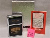 1979 zippo farmers insurance  nos