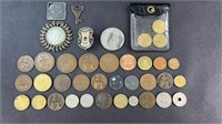 FOREIGN COINS & TOKENS