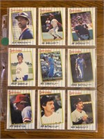 Fleer 1987 League Leaders baseball cards