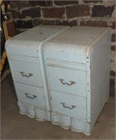 TWO SIDE TABLES/DRAWER UNITS, PROJECT PIECES
