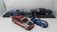 Die Cast Model Cars - 4 Assorted