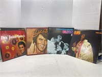 LOT OF 4 ELVIS 33 RECORDS - C'MON EVERYBODY, ELVIS