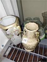 Lot of Various Gkassware to Include Vases, Cups