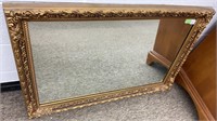 Mirror, 37x25, ornate gold frame composite