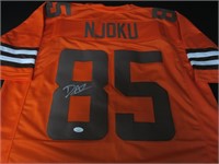 David Njoku Signed Jersey JSA COA