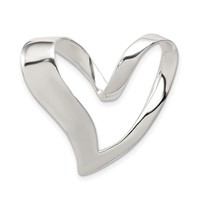 Sterling Silver Heart Slide