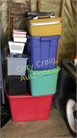 3 Totes, 3 File Boxes, Storage Boxes, Travel Bag