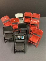 WRESTLING TOY PROP FOLDING CHAIRS