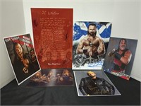 6 Assorted Signed Posters - Incl Michael Richard