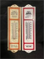 Shelbyville, Advertising Metal Thermometers With T