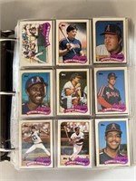 HUGE Album w/1989 AND 1990 COMPLETE SETS of Topps
