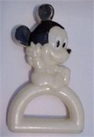 Disney Mickey Mouse Baby Rattle Vintage celluloid