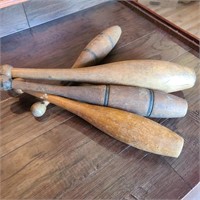 Antique Juggling Clubs