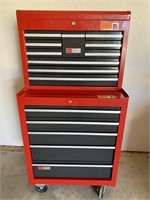 Sears Craftsman Double Tool chest  (no key)