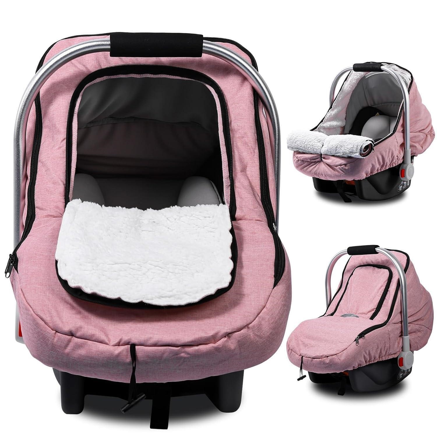 Fleece Baby Car Seat Cover with Vent
