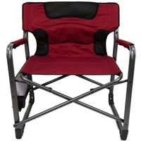 W4798  Ozark Trail Padded Director Chair XXL, Red