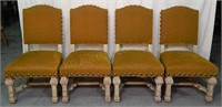 Set of 4 Palm Court Side Chairs.Finished