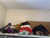 Contents of Shelf - Scarves/ Sweaters