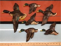 Vtg. chalkware duck wall decor - unmarked