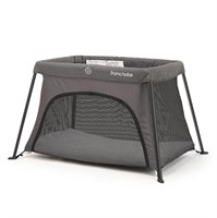 Lightweight Foldable Portable Crib (Grey)  NEW