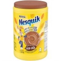 Nestle Nesquik Chocolate Milk Mix, Canister, 1.36