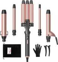 Wavytalk 5 in 1 Curling Iron Set with Three