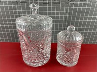 LEADED GLASS/CRYSTA? ICE BUCKET & MORE
